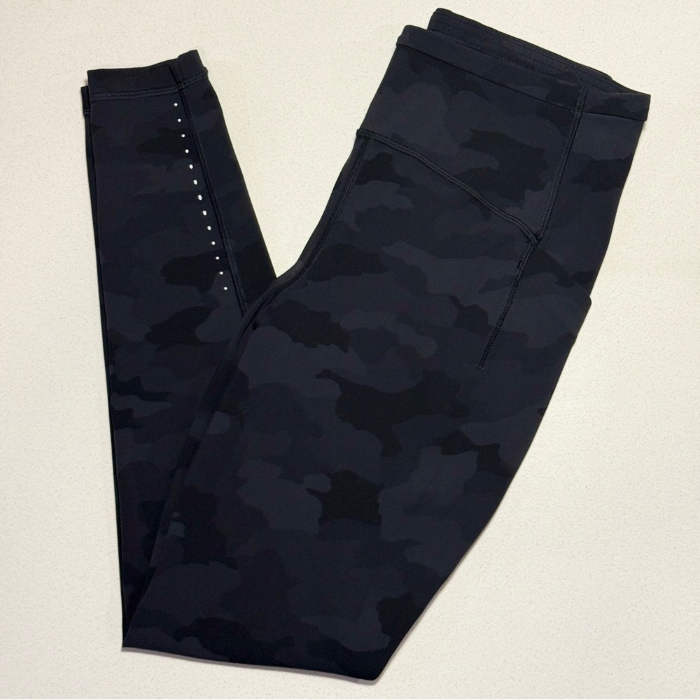 Lululemon Swift Speed HR Tight 28” Heritage 365 Camo Deep Coal Mult